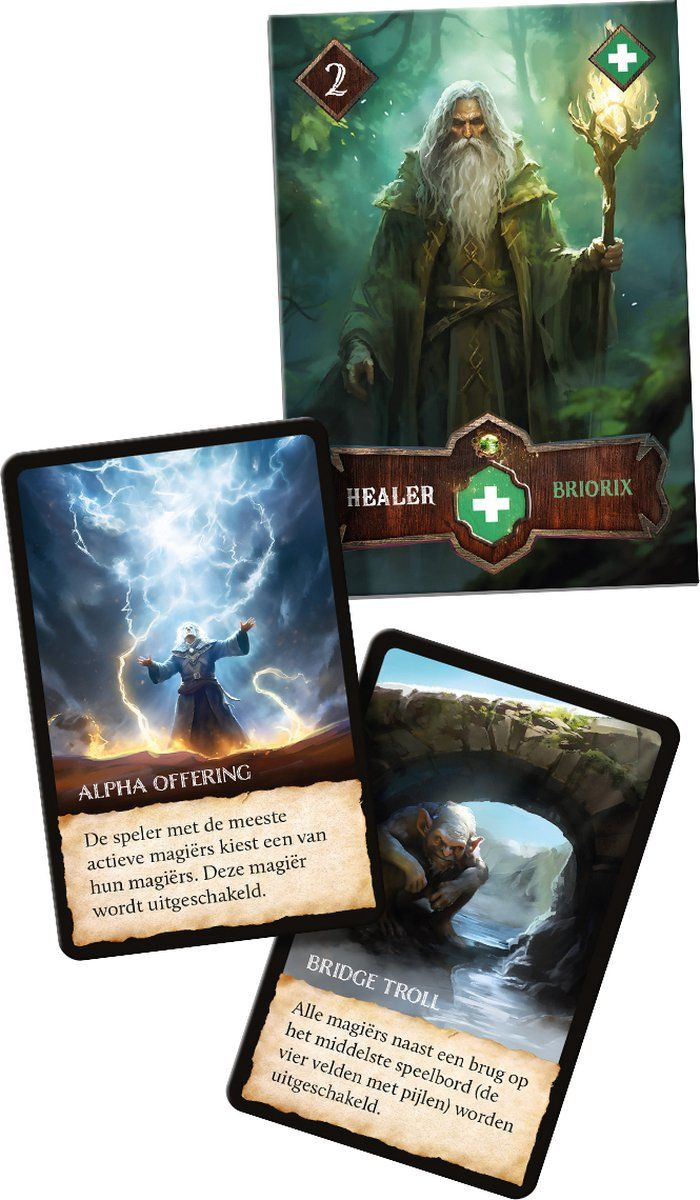 Mnky Entertainment - The Secret Relics of Wizards - Strategisch bordspel
