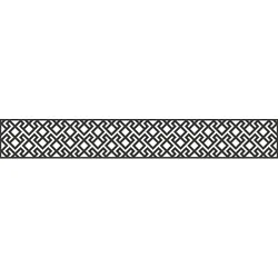 KAHRS Solid Alu-Designeinsatz Abstract, 30x180 cm, ohne Adapterleisten