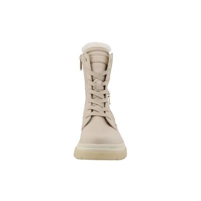 Stiefel TOM TAILOR "Tom Tailor Winter Boots", Damen, Gr. 39, beige, Polyurethan, Schuhe Stiefel