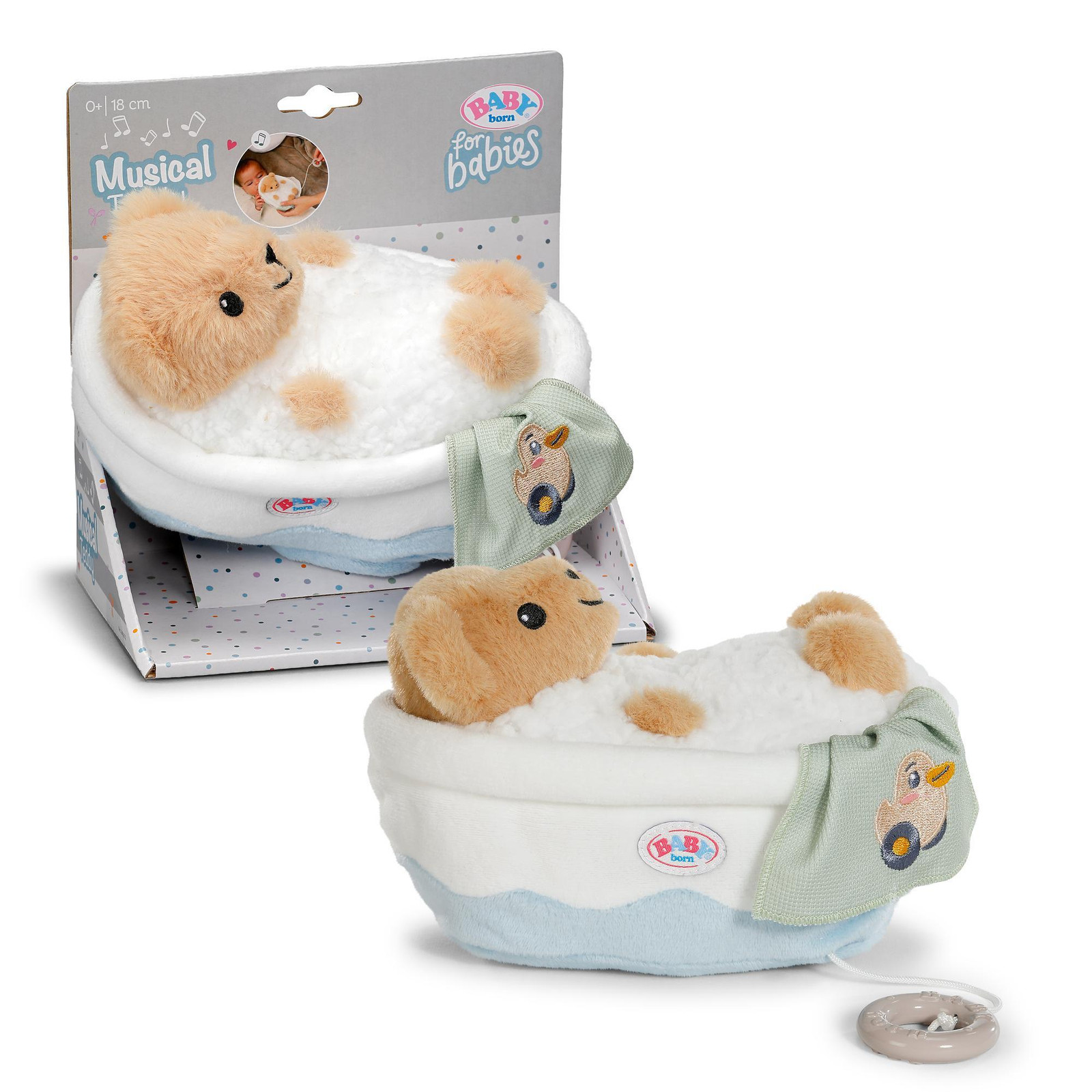 BABY born Knuffelbeer met muziekdoos voor baby's