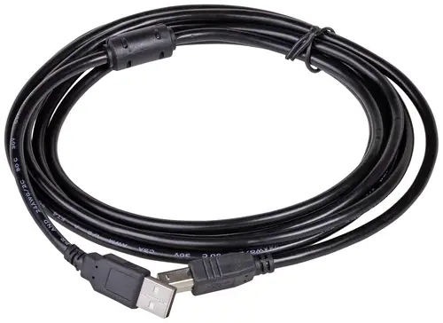 Akyga USB-Kabel USB-A Stecker, USB-B Stecker 3.00m Schwarz AK-USB-12