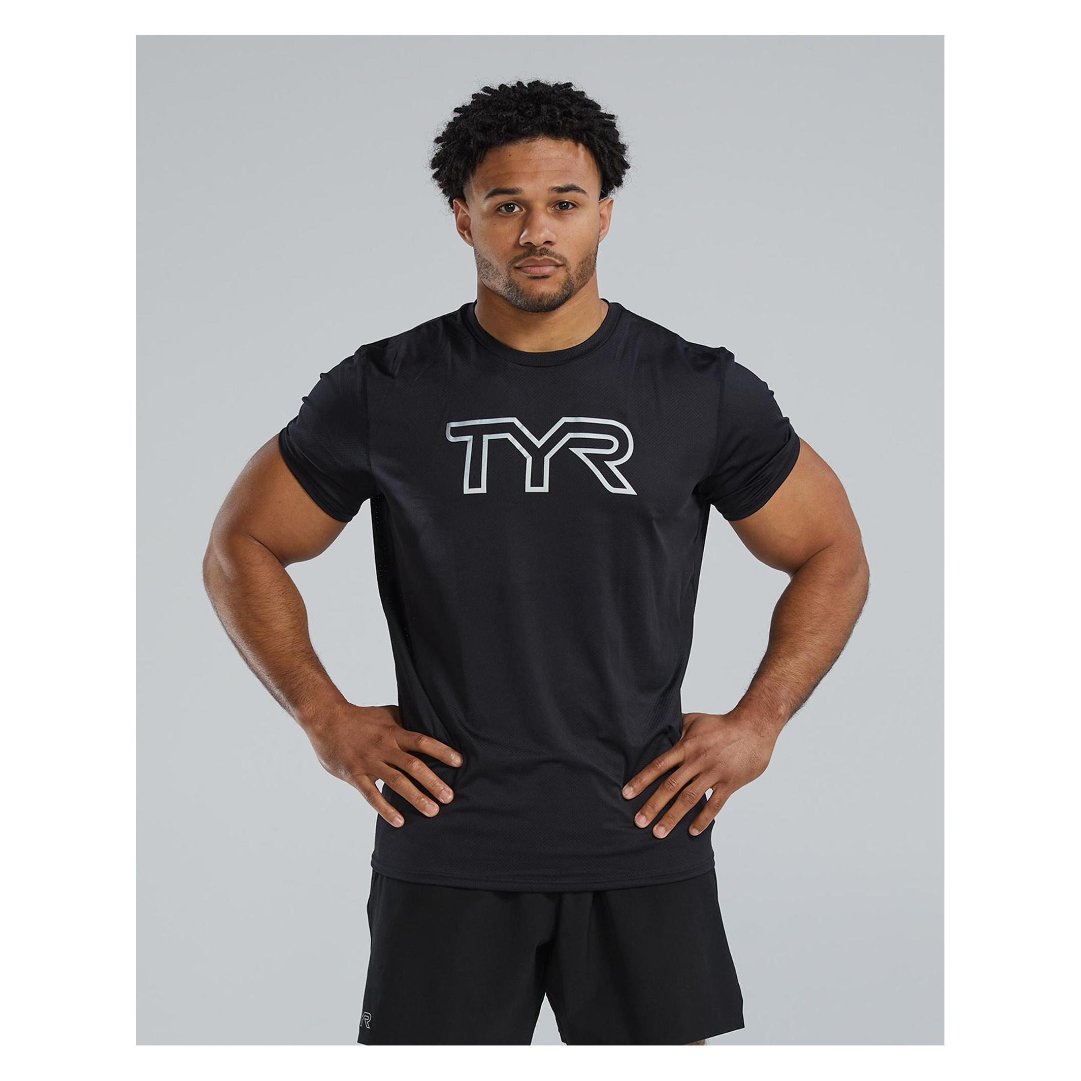 Tyr Herren T-Shirt MENS AIRTEC LL SS (M) (T44000/001)