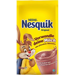 Nesquik Kakao Getränkepulver, 23% Kakaogehalt, im Nachfüllbeutel, 5 kg
