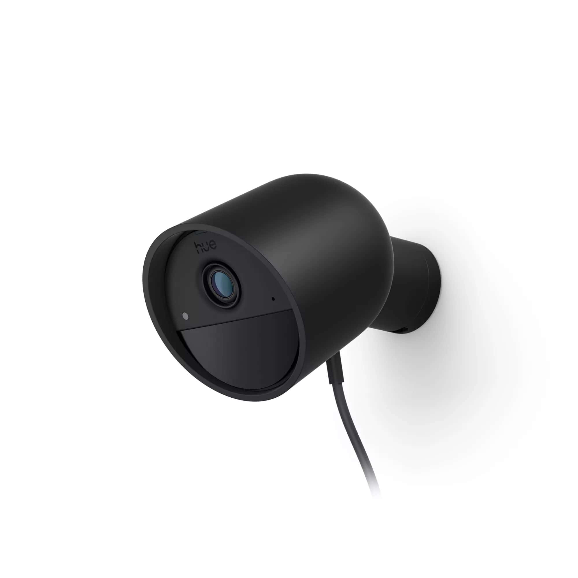Philips Hue Secure kabelgebundene 2K Kamera 2048 x 1080 Pixel IP20, IP65 Nachtsicht (Schwarz) 8721103045027