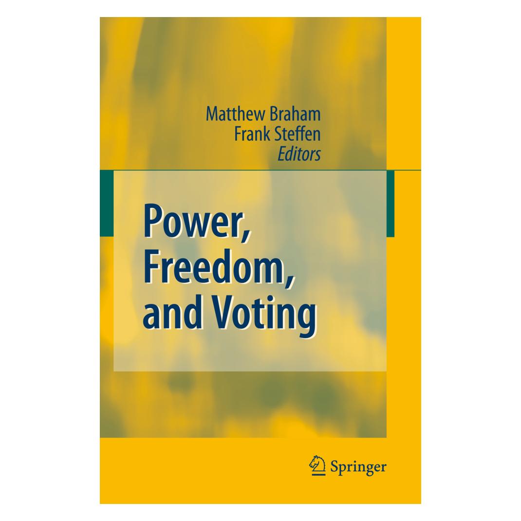 Springer Power, Freedom, and Voting (Englisch, Softcover, Frank Steffen, Matthew Braham) (55376464)