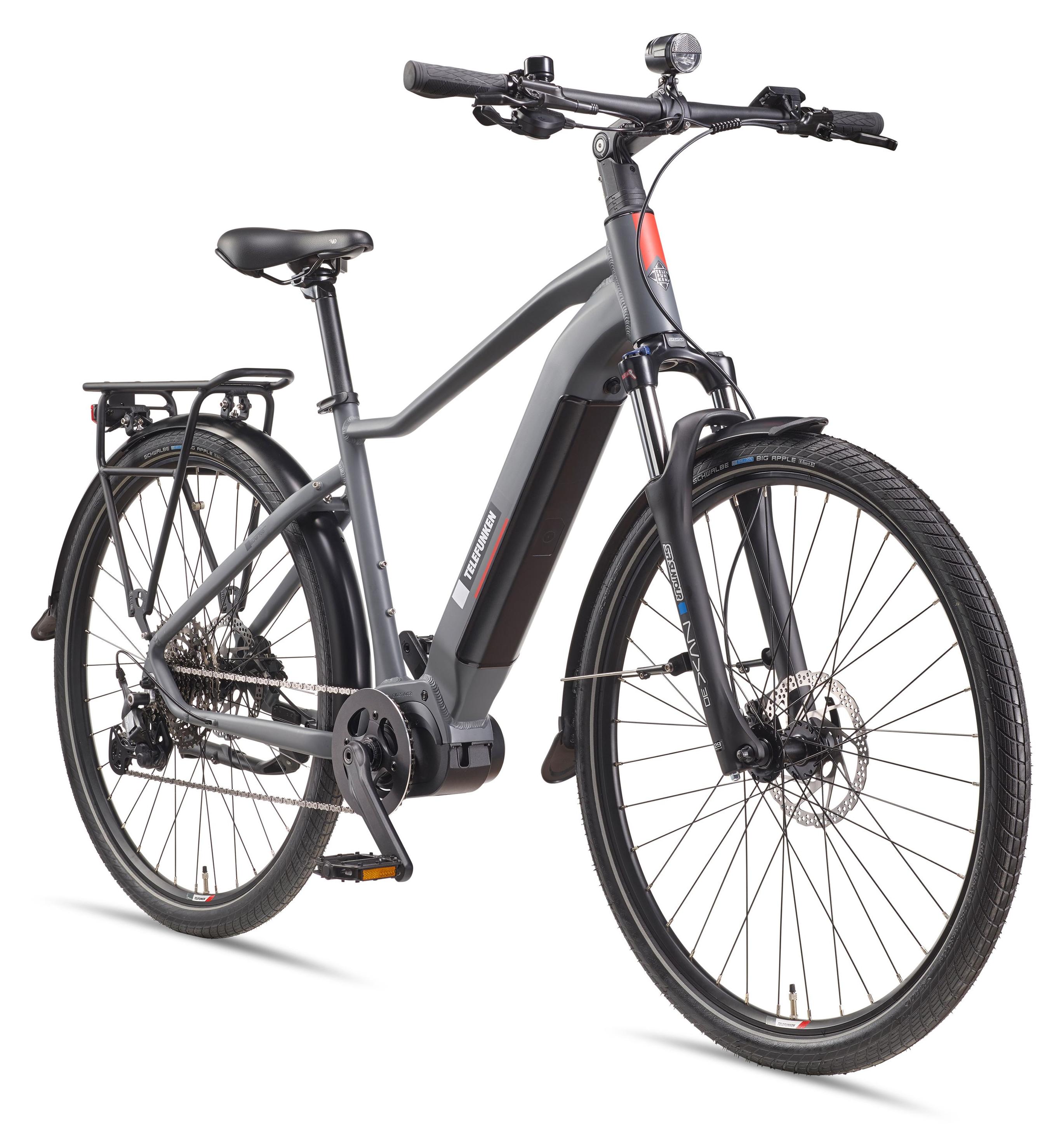 Telefunken City SUV E-Bike | Elektrofahrrad 29 Zoll | Mittelmotor | 10-Gang Kettenschaltung | 720 Wh Akku