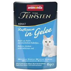 Animonda Vom Feinsten Rafinesse in Gelee Huhn & Kabeljau 24x85 g