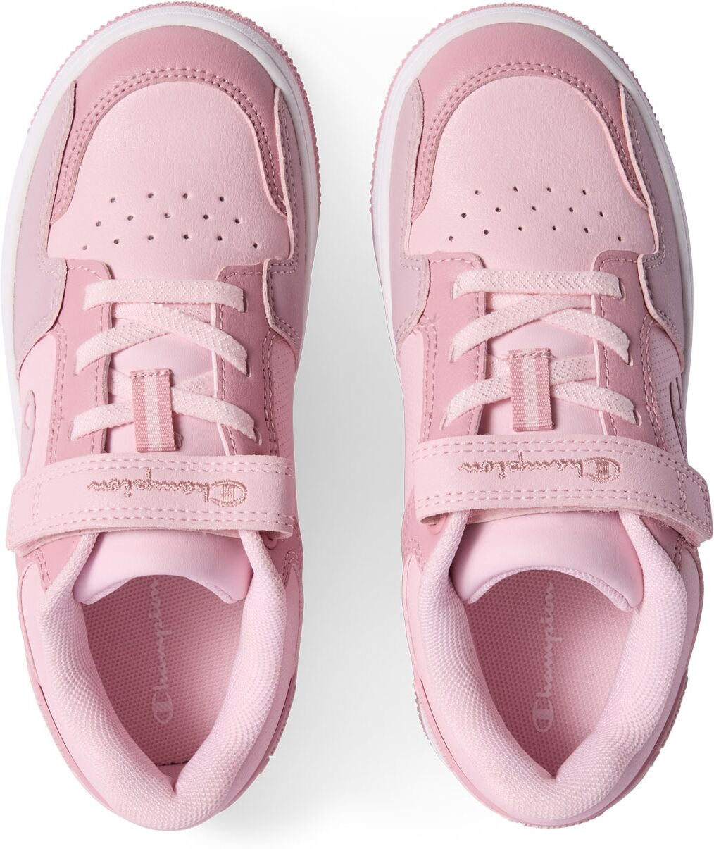 Sneaker CHAMPION "RD18 2.0 LOW G PS", Mädchen, Gr. 32, Synthetik, rosa (esd, bir), Schuhe Sneaker, für Kinder esd, bir 32, Synthetik