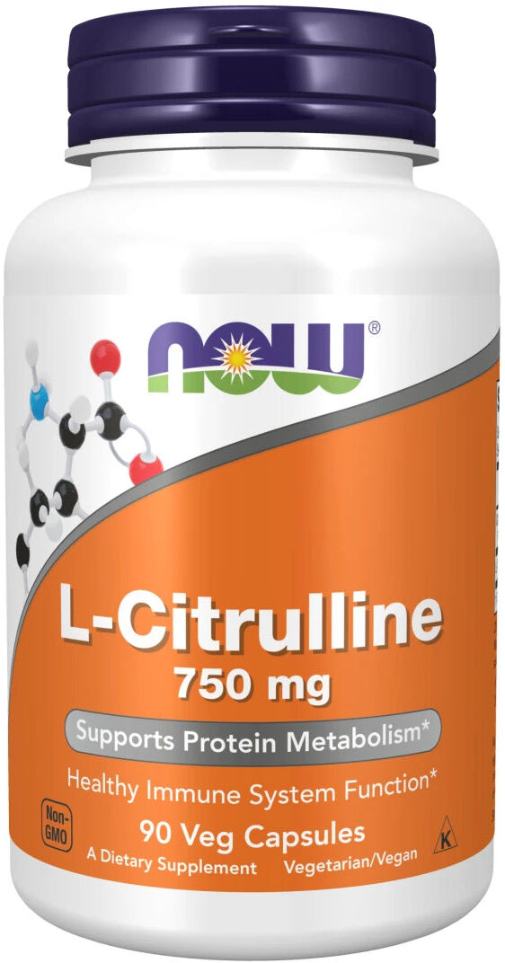 Now L-citrulline 750 Mg 90 Caps