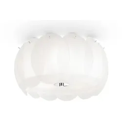 Ideal Lux Deckenleuchte OVALINO PL5, 5-flammig, E27, weiß IDEA-093963