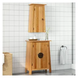 vidaXL, Badmöbelset, Olcolos (Seitenschrank + Hängeschrank)