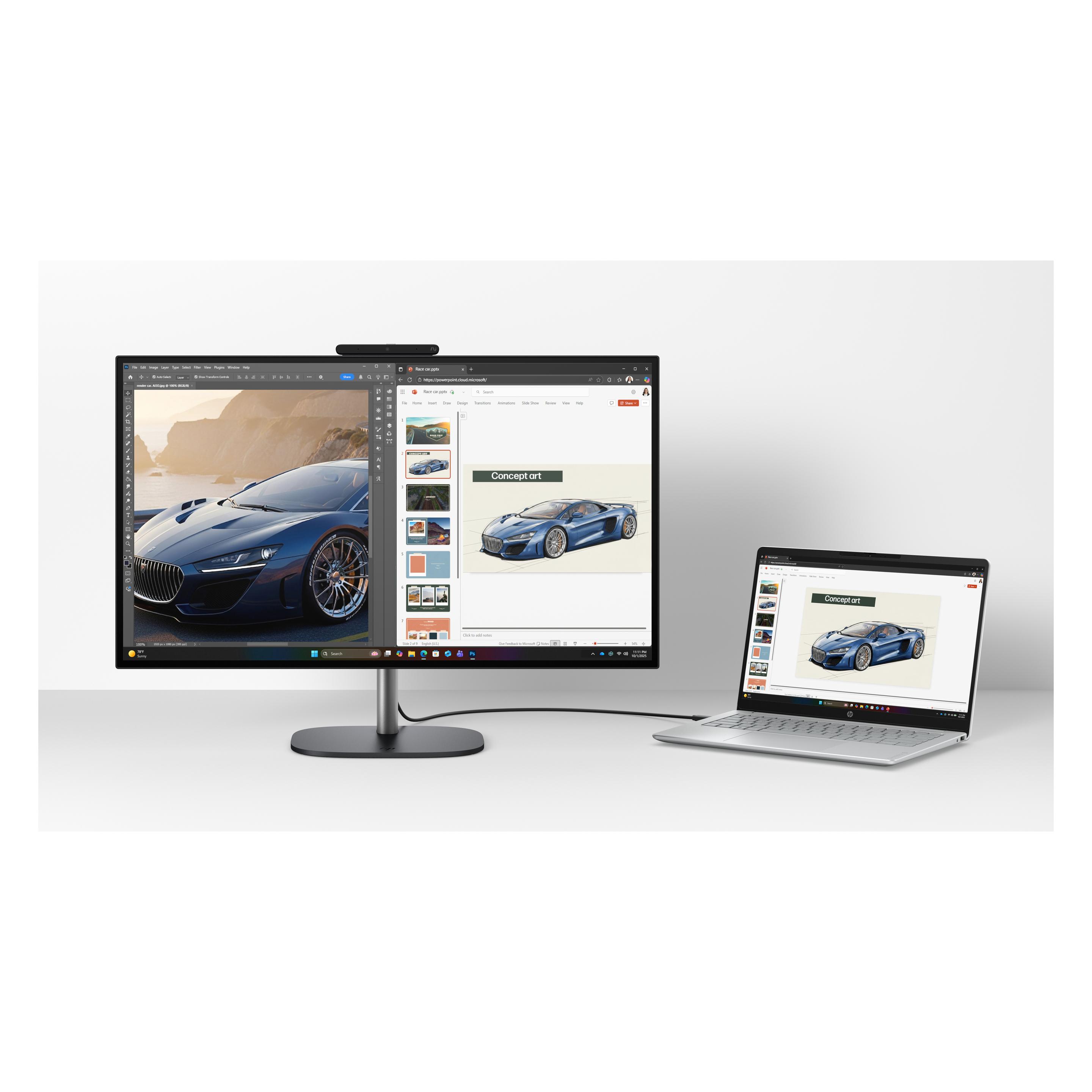 HP OmniStudio X All-in-One Desktop Next Gen AI 27-cx0170ng PC (1000 GB, 16 GB) (DA9N5EA)