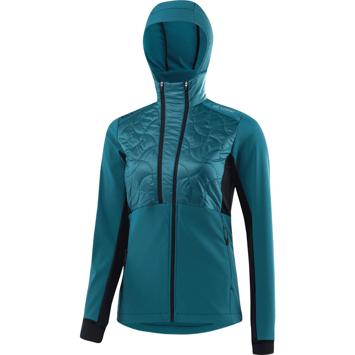 Löffler Women Hooded Hybridjacket Grace PL60 blue coral (373) 38 28459-373-38