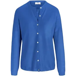 Twinset aus 100% Schurwolle Pure Tasmanian Wool Peter Hahn blau, 40
