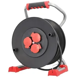 Bachmann, Kabelrolle, 399.190 Profi-Kabeltrommel 3xCEE7/3 (25 m, 1.50 mm2)
