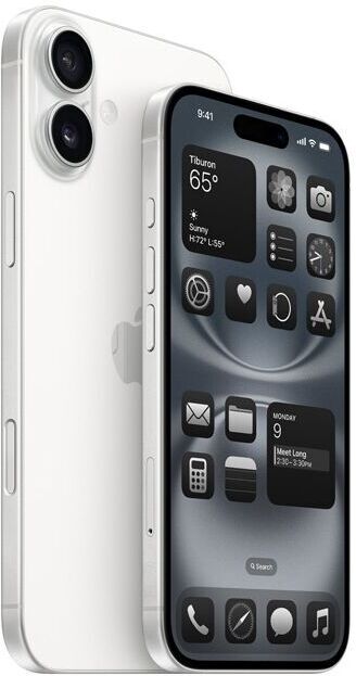 Apple iPhone 16   256 GB   Dual-SIM (eSIM, Nano-SIM)   white - Refurbished
