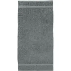 BettwarenShop Handtuch Serie Essential Duschtuch 70x140 cm | kiesel - grau