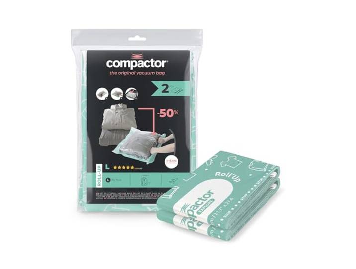 Compactor Sac de Rangement sous Vide L 70 x 55 cm\, Lot de 2