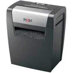 Rexel Momentum X406 Aktenvernichter mit Partikelschnitt bis 6 Blatt schwarz