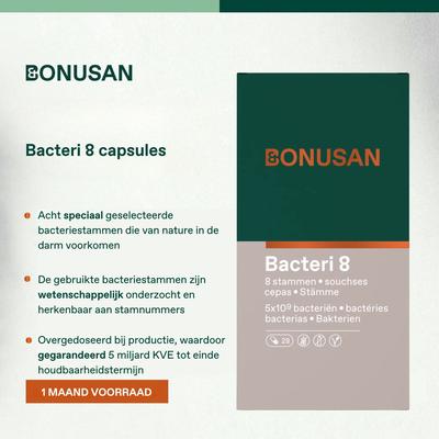 Bonusan Bacteri 8 Capsules 28st 28 St Kapseln