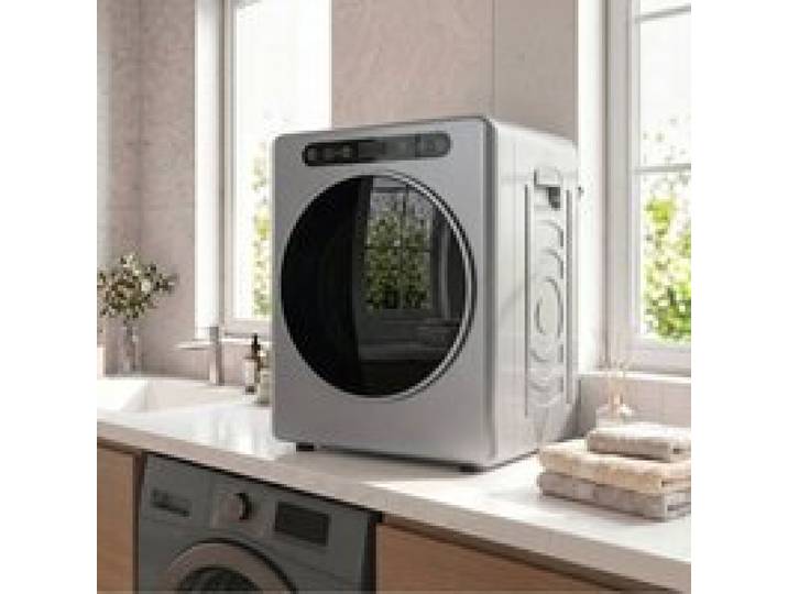 VUENOR Sèche-linge à évacuation 5 kg gris – 1000 W compact pose libre