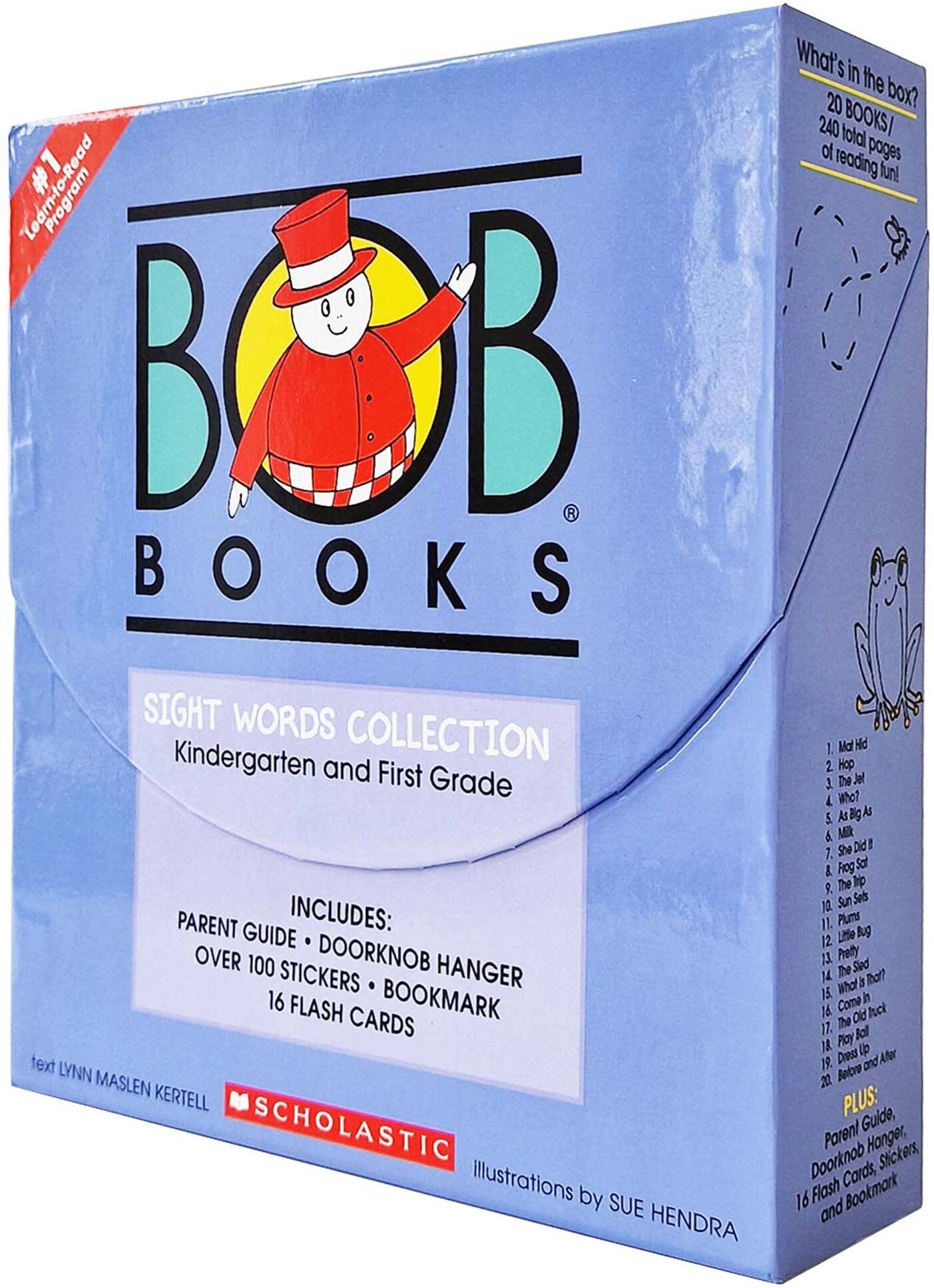 Scholastic Bob Books Sight Words Collection Box Set - Kindergarten and First Grade