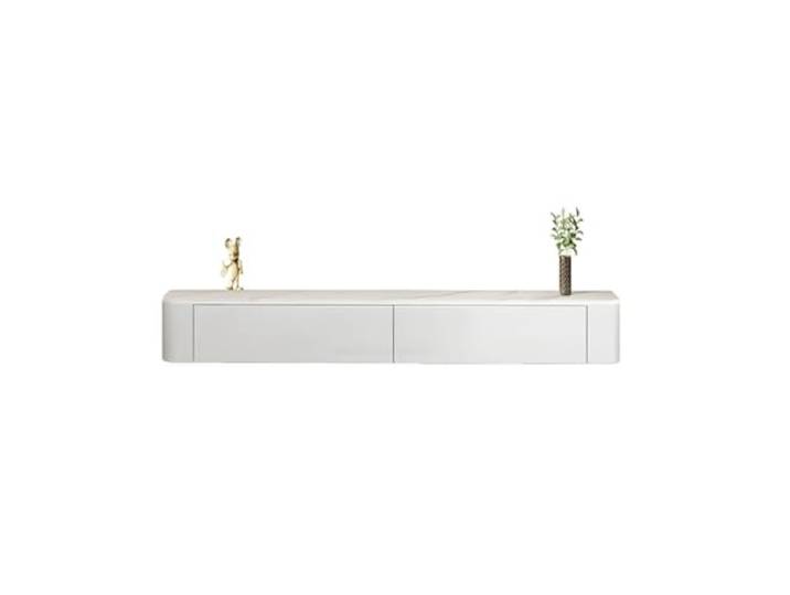 tv schrank Wandmontierter TV-Ständer mit Stauraum, schwebende TV-Konsole Mit Schubladen, Wohnzimmer-Mittelregal mit Stauraum