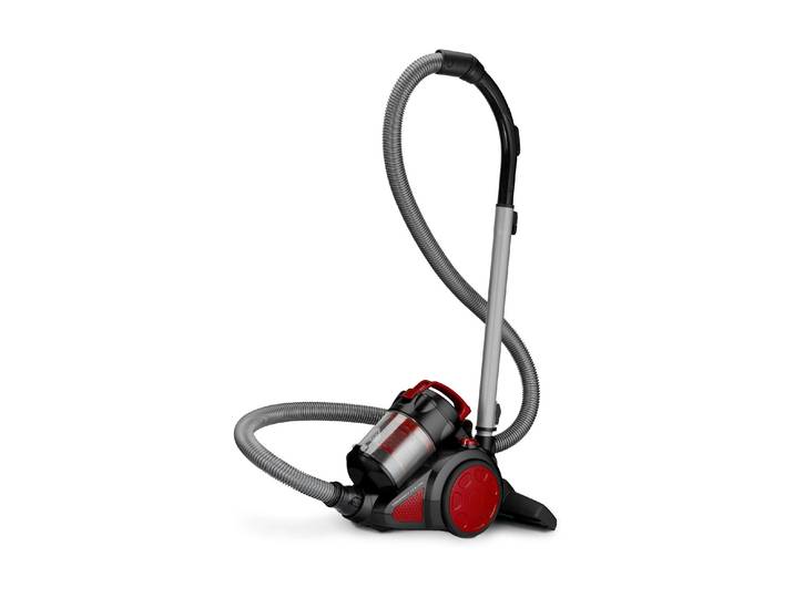 TRISA Bodenstaubsauger True Cyclone Comf T6383 , grau, rot, B:24cm H:35cm T:33cm, Bodenstaubsauger, Leistungsstarker Staubsauger, Bodenstaubsauger