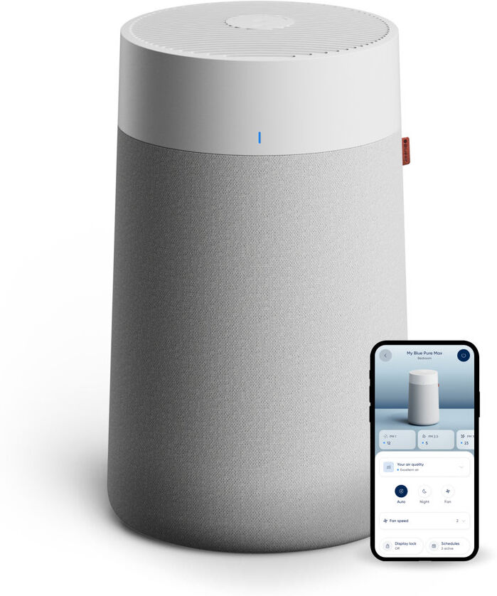 Blueair Blue Max 3450i Smart Tower Air Purifier Gray 53.4cm H X 31.8cm W X 31.8cm D