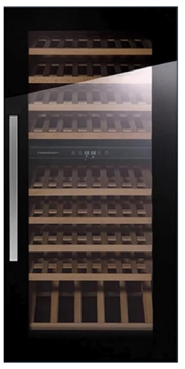 Küppersbusch FWK4800.0S, Weinkühler mit Kompressor, Integriert, 79 Flasche(n), G, Innenbeleuchtung, Schwarz