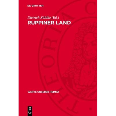 Ruppiner Land, Gebundene Ausgabe von , De Gruyter, 978-3-11-272050-9
