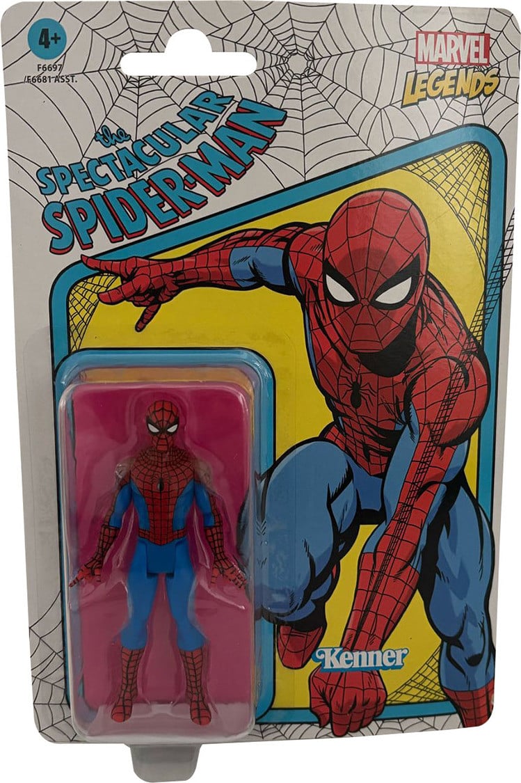 Hasbro Marvel Legends Retro 375 Collectie Spider-Man The Spectacular Spider-Man, Meerdere kleuren