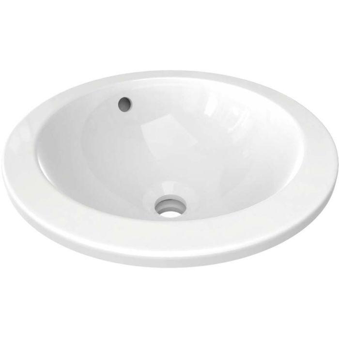 Ideal Standard Connect Einbau Waschtisch E5051MA 38 cm, weiss Ideal Plus, ohne Hahnloch