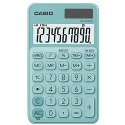 CASIO Taschenrechner »SL-310UC« türkis, 7x0.8x11.8 cm