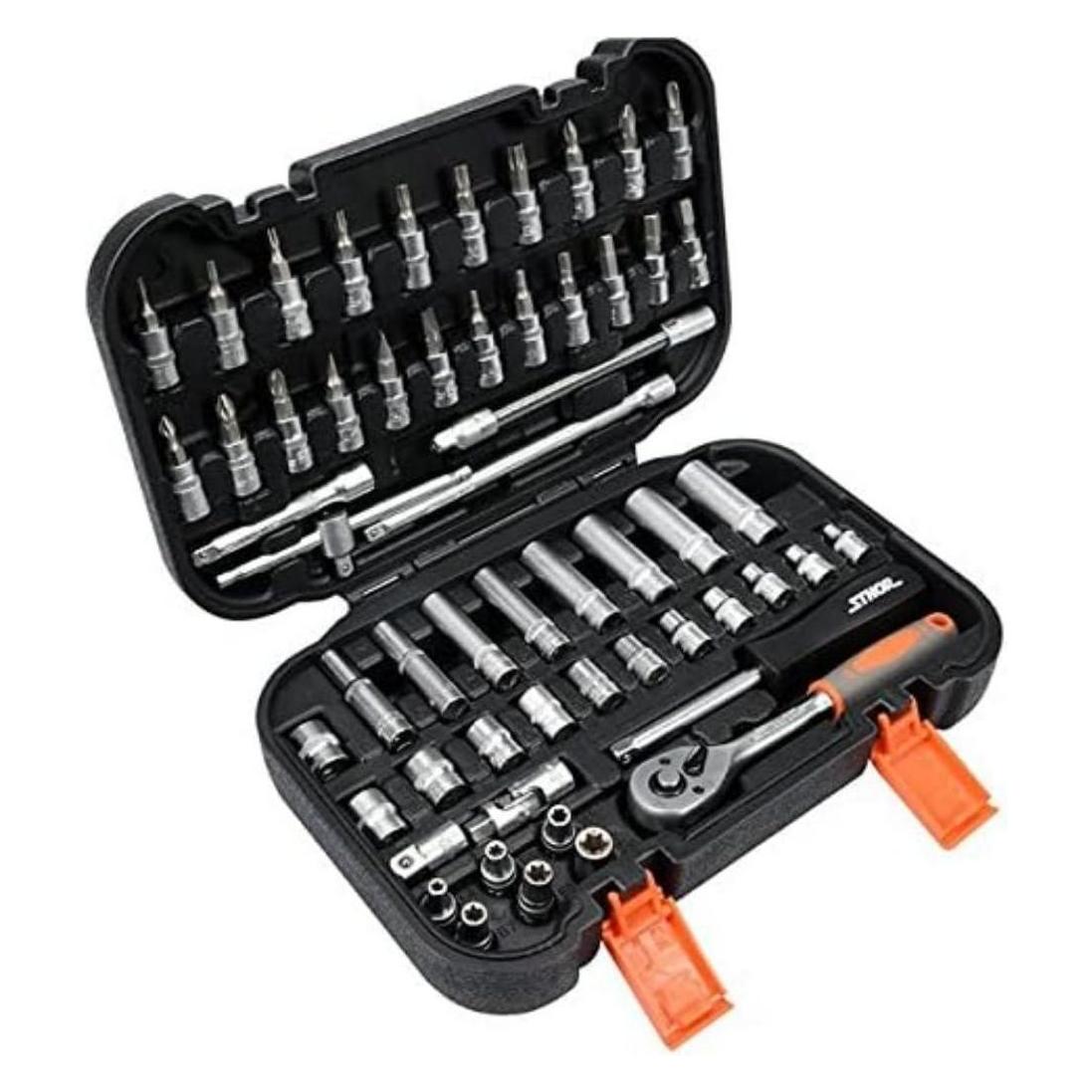 Toya Sthor 58643 - Werkzeug-Set 1/4 Zoll, 56-teilig (58643)
