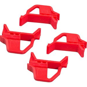 Allit Allit Eurobox-Schiebeverschluss ProfiPlus EuroBox 4S, rot, für  Stülpdeckel EuroBox Lid A, 4 Stück