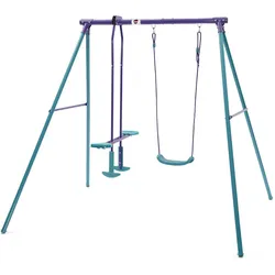 Plum Metal 1 swing 1 Glider - Helios