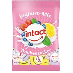 INTACT Traubenzucker Beutel Joghurt-Mix 75 g