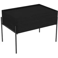 VitrA Equal Unterschrank 64107 63 x 42 cm, wandhängend, bodenstehend, mit Korpus schwarz-eiche