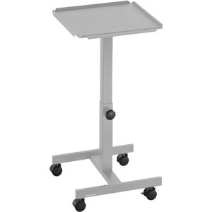 Celexon Beamertisch PT1010G, grau, 10 kg Traglast, 60 - 90 cm höhenverstellbar, 1 Ablage, mit Rollen
