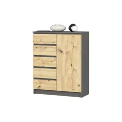 Highboard 80 cm breit  ¦ mehrfarbig ¦ Maße (cm): B: 80 H: 97