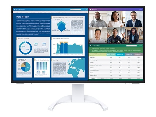 EIZO FlexScan EV3240X - Mit FlexStand - LED-Monitor - 81.3 cm (32") (EV3240X-WT)
