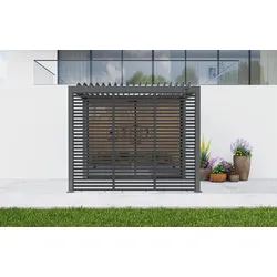 Pergola-Seitenteil Origin Lamellen Anthrazit