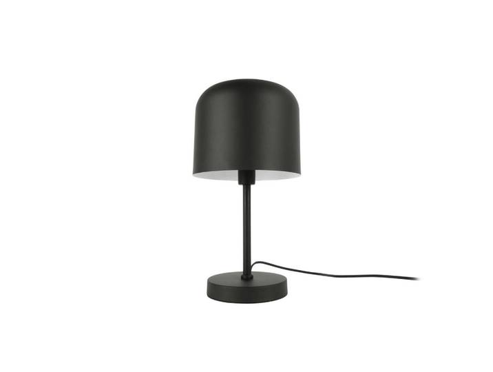 Leitmotiv Tischlampe Metall Capa Ø 20 cm, Schwarz, Rund, E14, 20x39.5x20 cm, Lampen & Leuchten, Innenbeleuchtung, Tischlampen