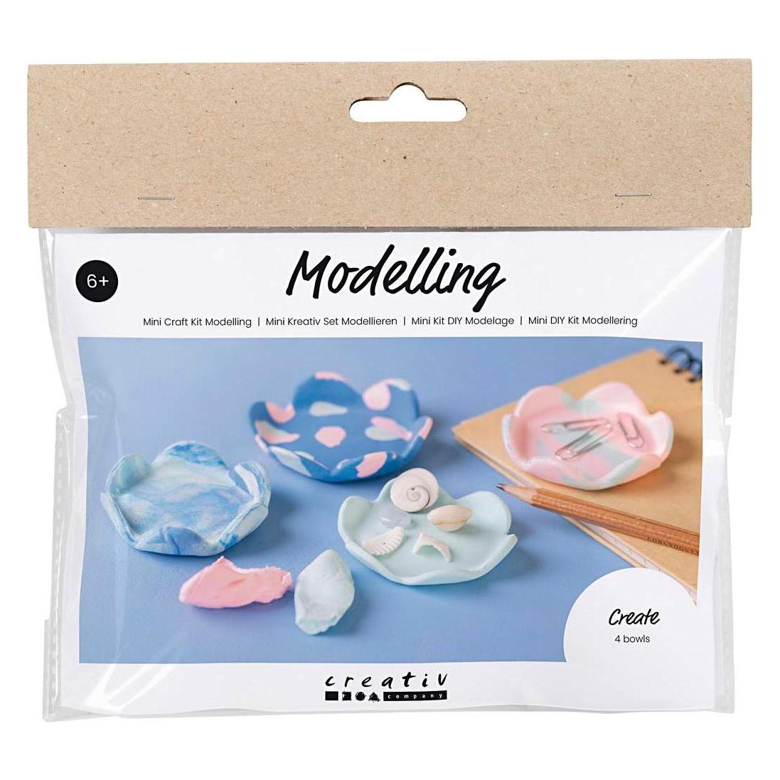 Creativ Company Modellier-Set Schalen Mehrfarbig (977731)