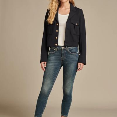 Lucky Brand Mid Rise Ava Skinny - Women's Pants Denim Skinny Jeans in Lyell, Size 25 x 31