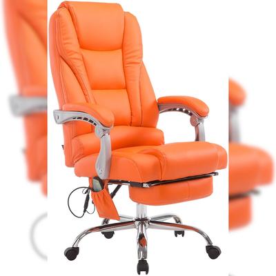 CLP Bürostuhl Pacific mit Massagefunktion Kunstleder orange