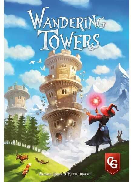 Wandering Towers Board Game by Capstone Games - Fantasy-Themed, Moveable Towers, and Magical Mischief
