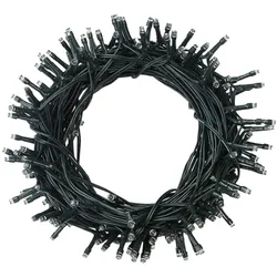 WellHome - Solar-LED-Lichterkette mit 400 Glühbirnen – 4 Meter Kabel, kaltweiße LEDs und polykristallines Solarpanel