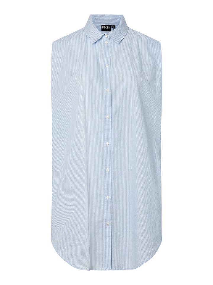 Pieces Kleid in Hellblau - L